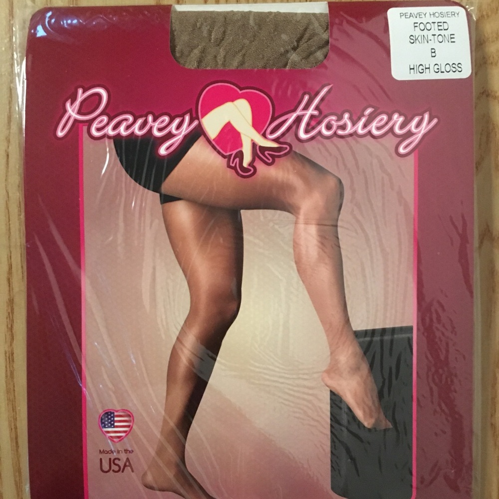 New Hooters Girl Uniform Footed Skin Tone Tights Sizes A B C D & Q